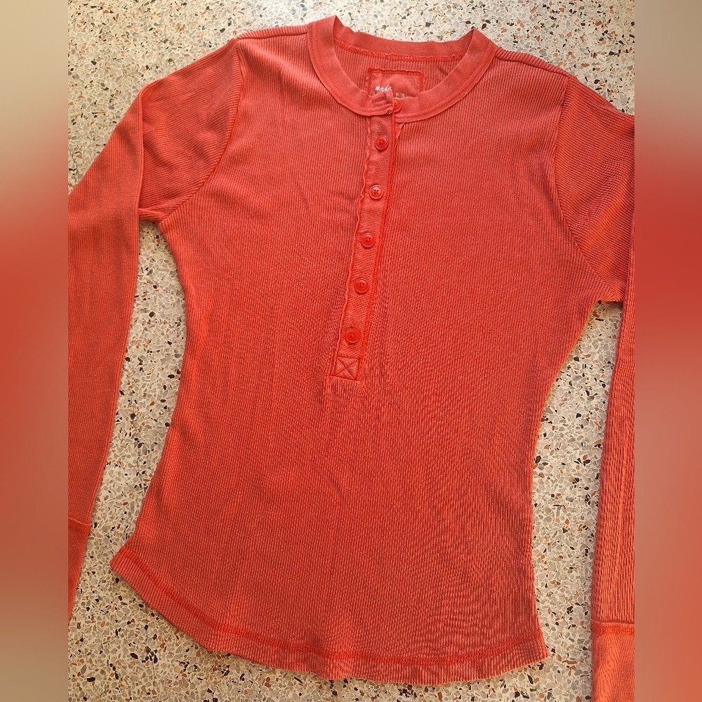 Aerie Essential Henley Layering T Shirt - Picture 5 of 8
